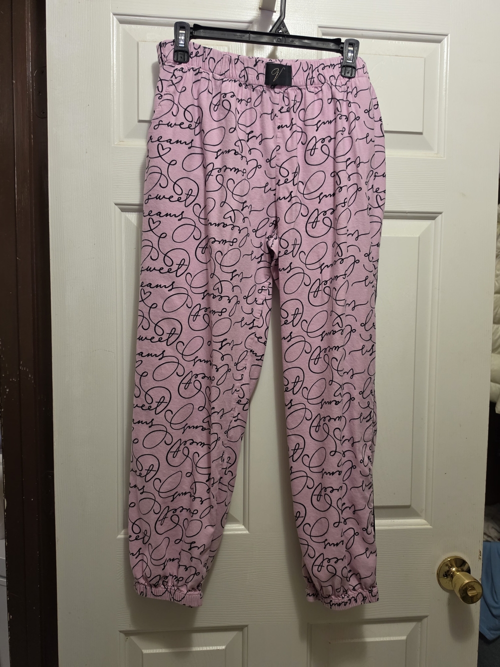 Victoria's Secret Pink Script-Print Women Pajama Bottoms
